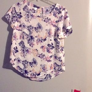 Floral top size map